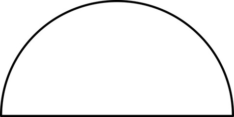 Half Circle Shape