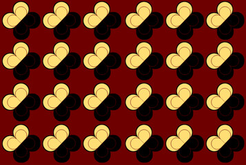 black pattern vector image black color pattern background design