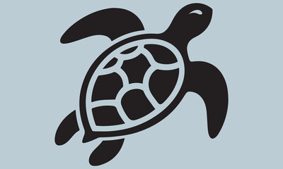 sea turtle vector illustration
