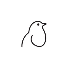 vector illustration of a bird icon design