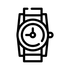 watch line icon