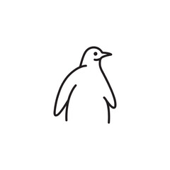 penguin icon vector design