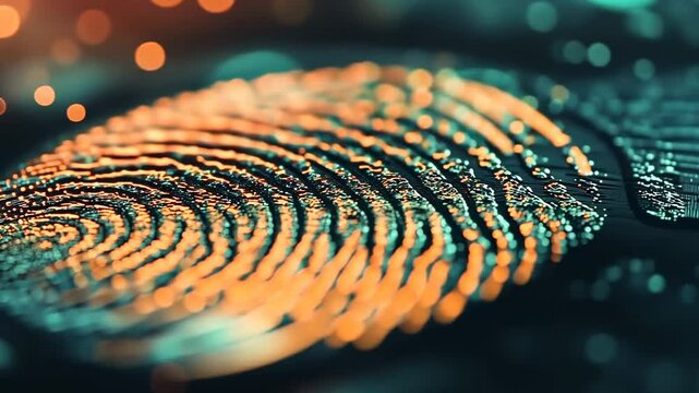 Intricate Fingerprint: A Macro View of Unique Identity