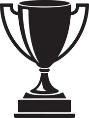 Trophy sign icon for web and mobile. 