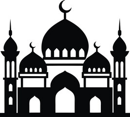 Mosque silhouette