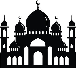 Mosque silhouette