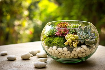 Creating a Miniature Succulent Garden in a Glass Bowl: A Step-by-Step Guide for Beginners