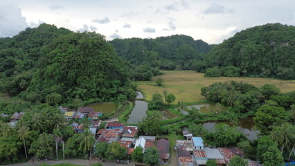 landscape in the mountains
