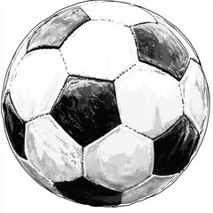 Soccer ball sketch