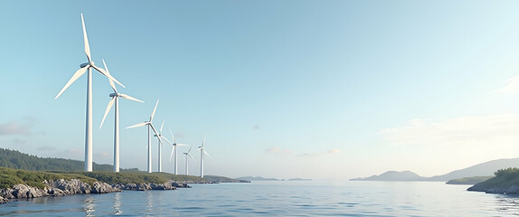 Minimalist Abstract Wallpaper Design for Wind Farm Development: Ideal for Academic Overlays and Digital Annotations on Sustainable Turbine Engineering and Renewable Infrastructure Planning