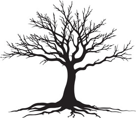 Tree silhouette 