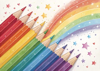 color pencils background