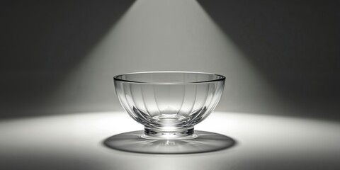 Spotlight revealing value bowl concept illustrating the importance of knowing your worth in a creative visualization