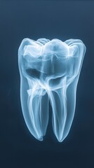 X-ray Image of a Molar Tooth