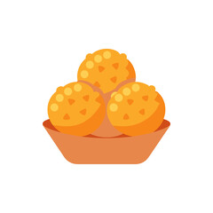 Crispy Fried Mac and Cheese Bites on Transparent Background