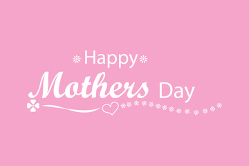 Happy Mothers Day Icon. mother's day vector design.  Vector illustrations. eps10 