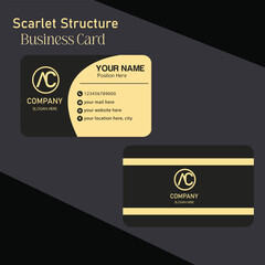 Stylish premium business card design