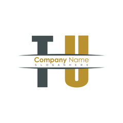 initial monogram letter logo with creative design.