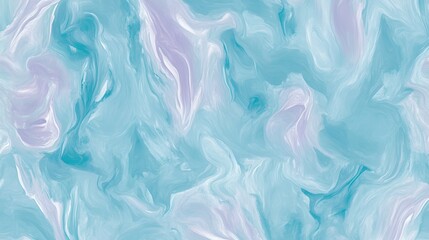 Obraz premium Swirling serene brushstrokes create a dreamy marbled effect in pastel hues