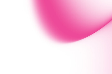 Abstract pink fluid design on black background.