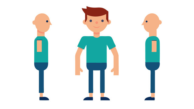 Character constructor for casual man avatars designed for use in animation creative projects digital storytelling apps explainer videos and multimedia presentations