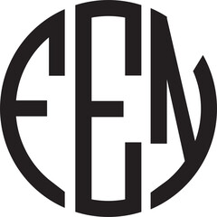 Fototapeta premium FEN Circle logo.eps