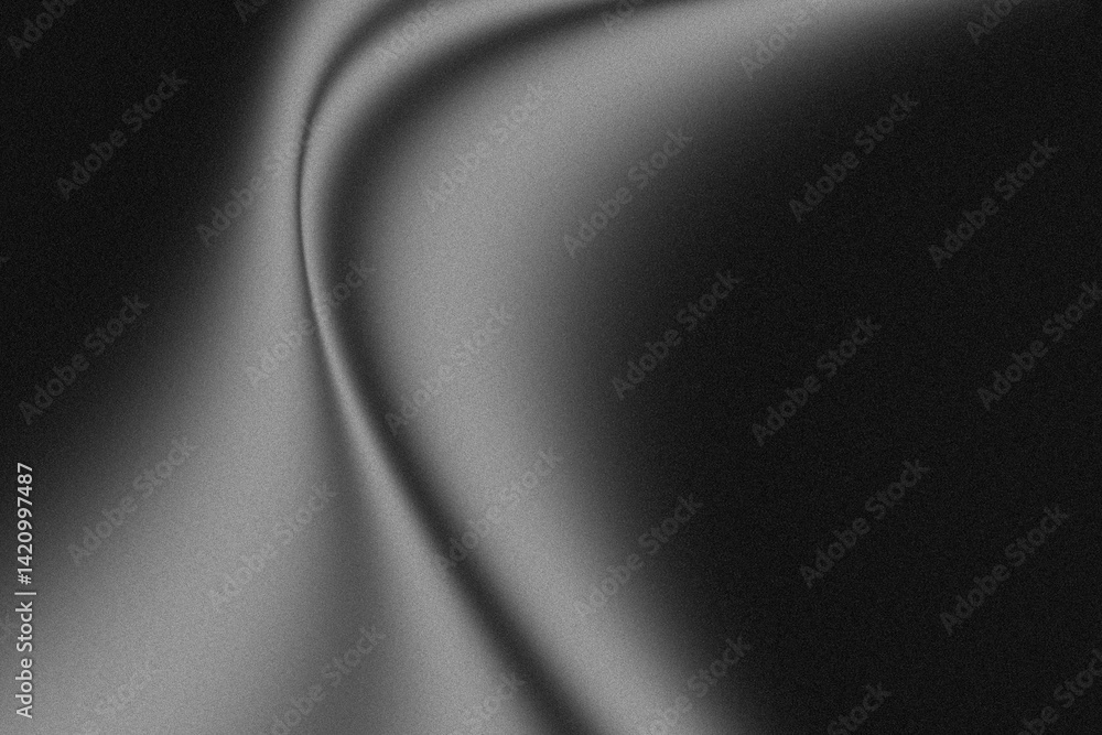 Poster abstract grayscale flowing fabric texture.