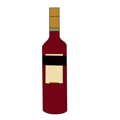 red wine bottle