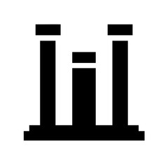 Monument Pillars of Remembrance Icon Design