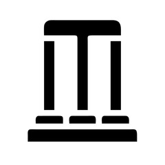 Monument Pillars of Remembrance Icon Design
