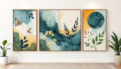 Abstract wall art set