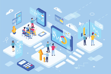 Obraz premium Datadriven Collaboration Analyzing Metrics for Success