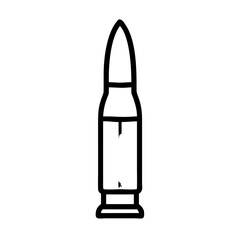 Rifle Bullet Icon Design