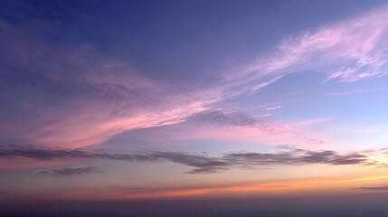 Fototapeta premium Colorful sunset sky with clouds