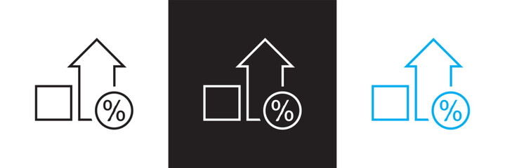 Loan and Credit  icon. Mortgage, credit rating, calculator  icon. Vector for websites, mobile interfaces, presentations, banner, visual branding etc. Vector illustration. EPS 10