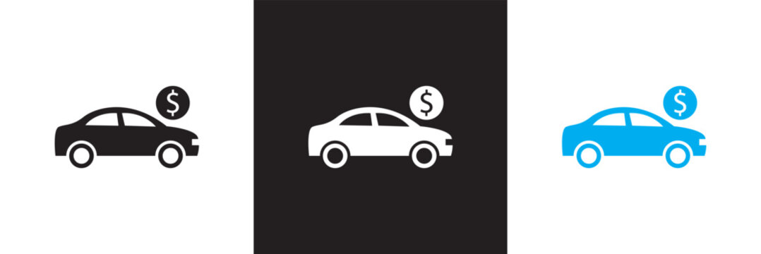 Loan and Credit  icon. Mortgage, credit rating, calculator  icon. Vector for websites, mobile interfaces, presentations, banner, visual branding etc. Vector illustration. EPS 10