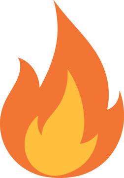 An abstract illustration of a blazing flame, capturing a burst of energy, warmth, and intensity. The stylized design evokes a sense of passion, excitement, and determination.  