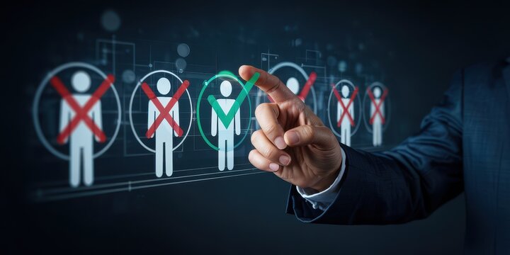 Candidate selection process using digital interface