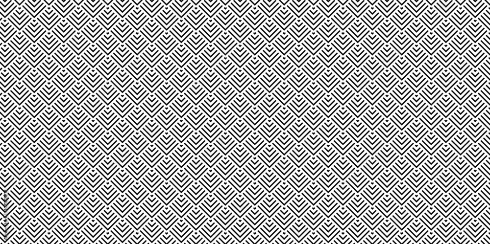 Poster abstract overlapping vector white and gray pattern wave lines fabric square line background. seamles