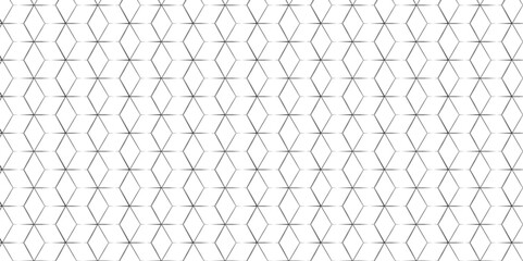 Fototapeta premium Vector seamless pattern with hexagon square cube geometric pattern shapes grid metal element texture design. abstract tiles gradient science web tech connection triangle diamond honeycomb. 