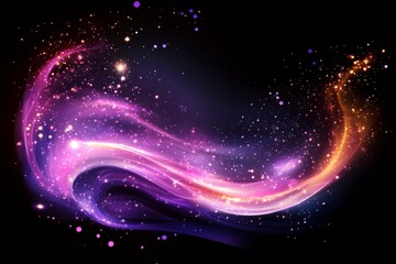 Fototapeta premium Abstract swirling light display