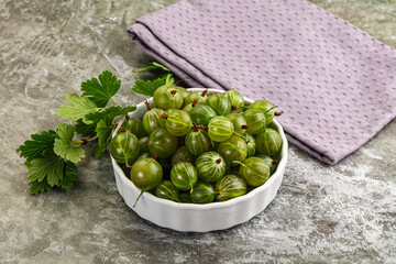 Ripe sweeet and juicy gooseberry