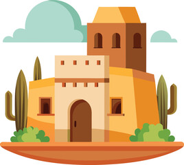 Desert adobe home