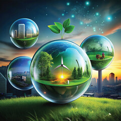 green planet earth