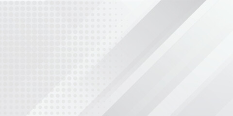 White hafltone box gradient rectangle presentation background. Vector illustration design for presentation, banner, cover, web, flyer, card, poster, wallpaper, texture, slide, magazine, and powerpoint
