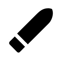 Single Bullet with Rounded Tip Icon Design