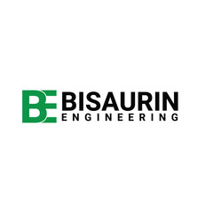 Civil Engineering Logo Design, Letter BE logo template Vector.