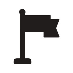 Store Flag Signage Icon Design
