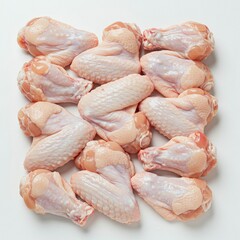 Fresh Chicken Wings Ready for Cooking