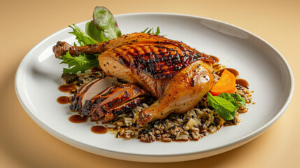 roasted guinea fowl